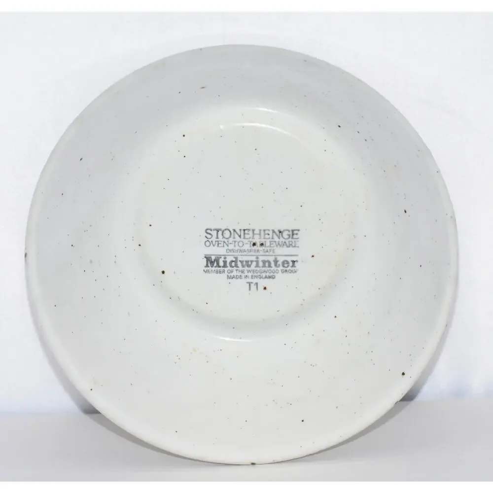 STONEHENGE Midwinter Creation Dinner Plate Desert Plate Bowl Mug/Saucer 5pc MCM